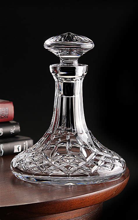 Waterford Crystal Lismore Mini Crystal Ships Decanter