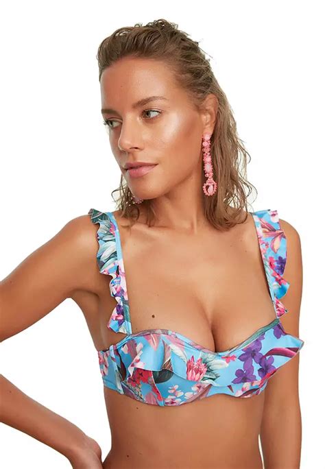 Buy Trendyol Print Underwired Bikini Top Online Zalora Philippines