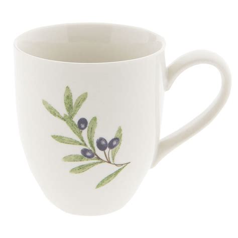 6CEMU0090 Mug 100 ml Beige Marron Porcelaine Rond Tasse à thé