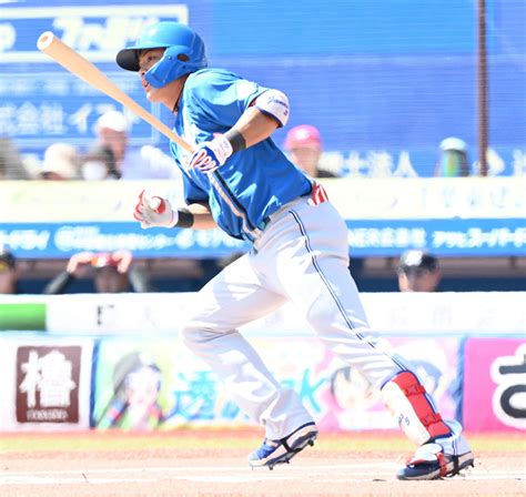 【日本ハム】今季“12代目1番”野村佑希の左前打が口火！初回一挙4得点 プロ野球写真ニュース 日刊スポーツ