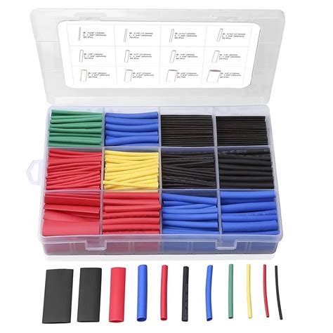 Pcs Heat Shrink Tubing Thermoresistant Tube Heat Shrink Wrapping