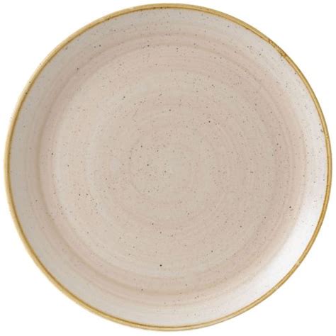 Churchill Snmsev121 Stonecast Nutmeg Cream Coupe Plate 324cm1275