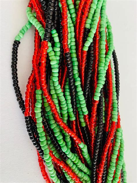 Waist Bead African Colors Waist Bead Multicolor Waistbead Tummy