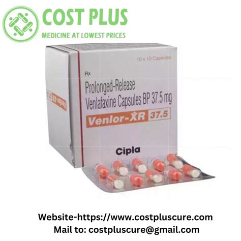 Venlor Xr 37 5 Mg Capsule Packaging Size 1 10 Tablets At Rs 122 84 Stripe In Nagpur