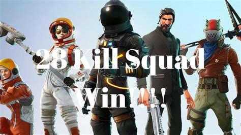 Kill Squad Win Fortnite Battle Royale Youtube