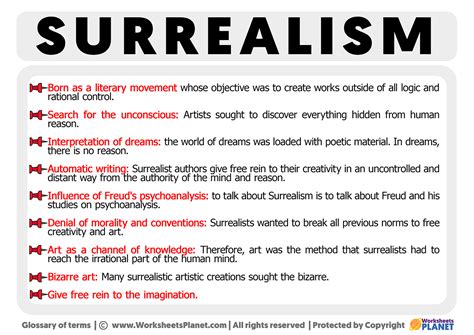 Characteristics of Surrealism