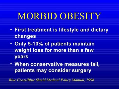 Surgical Treatment of Morbid Obesity