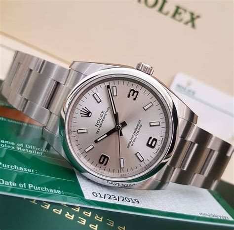 Rolex Oyster Perpetual Fesyen Pria Jam Tangan Di Carousell