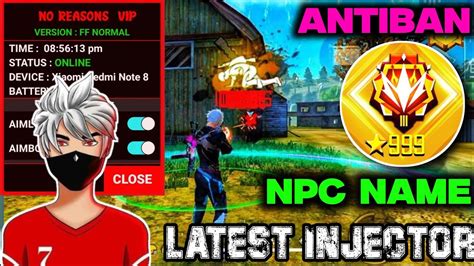 Antiban FF PanelFree Fire Injector OB44 Free Fire Hack FF Panel Hack