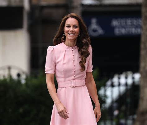 Princess Kates Pink Barbiecore Dress At The The Opening Of The Young V