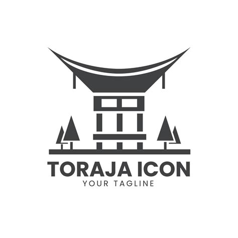 creative template logo Toraja house 13729279 Vector Art at Vecteezy