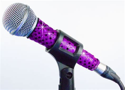 Purple Sensation Corded Microphone Sleeve In 2021 Purple Microphone