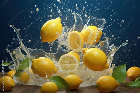 Fondo De Limones Org Nicos Limones Frescos Y Sabrosos Con Zumo De