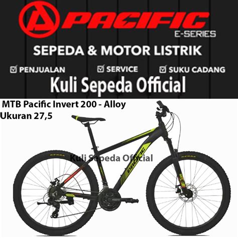 Jual Sepeda Mtb Pacific Invert Ukuran Frame Sudah Alloy