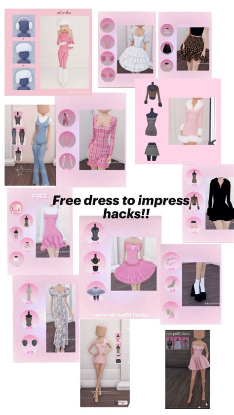 Dress To Impress Outfit Hacks Remix In Dress To Impress