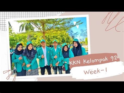 Kkn Usk Xxiii Kelompok Gampong Meunasah Seukee Minggu Ke