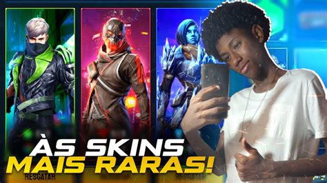 FREE FIRE AO VIVO SKINS RARAS JOGANDO CAMPEONATO A LINE