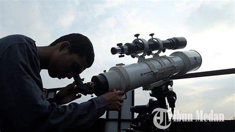 Berita Foto OIF UMSU Pantau Hilal Menentukan Awal Bulan Zulhijah Dan