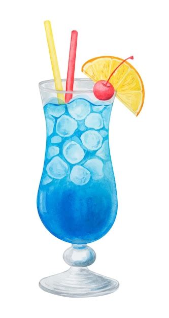 Premium Vector Alcohol Cocktail Collection Watercolor Illustration Drinks Cli