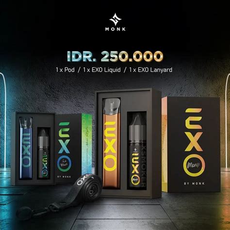 Jual EXO PACKAGE NewGenz Pods By Monk Bundling Liquid EXO Mango Ice