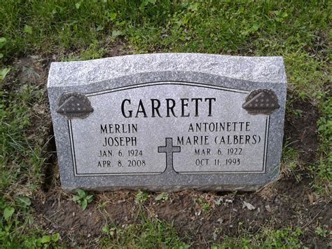 Antoinette Marie Albers Garrett 1922 1993 Memorial Find A Grave