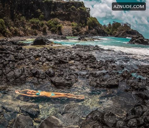 Alessandra Ambrosio Sexy Poses For Bikini Collection On The Beach On Ilha De Fernando De Noronha