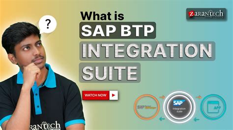 What Is Sap Btp Integration Suite Zarantech Youtube