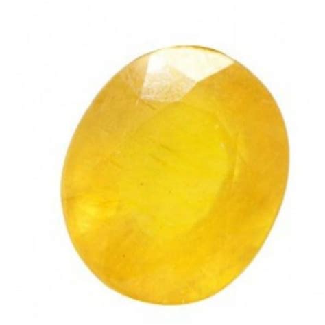 AJ Yellow Sapphire Stone Original Certified Loose Precious Pukhraj