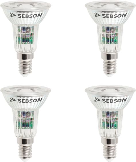 SEBSON Ampoule LED E14 5W équivalent 50W Lot de 4 420lm Blanc Chaud