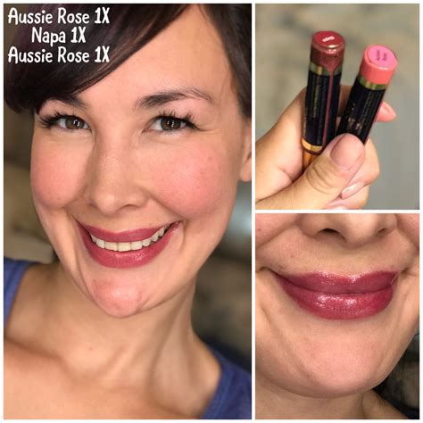 Lipsense Combo Aussie Rose 1x Napa 1x Aussie Rose 1x With Glossy