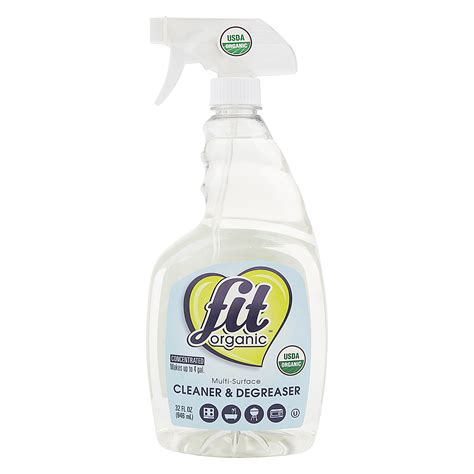 Fit Organic All Purpose Cleaner And Degreaser Spray Free Clear 32 Oz