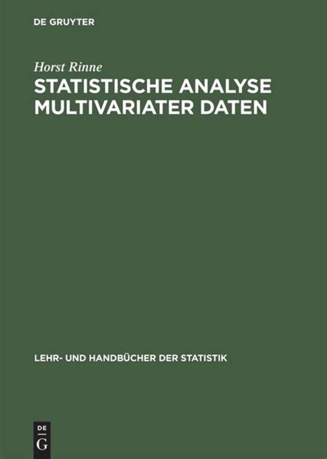 Statistische Analyse Multivariater Daten