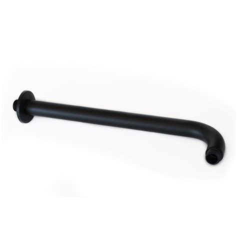 Gio Bella Long Round Black Stainless Steel Shower Arm Mm Stiles