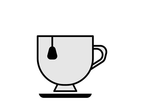 Hot Tea Icon Clipart Illustration Design Vector Art At Vecteezy