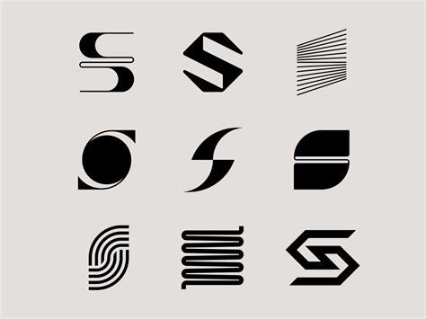 Letter S Exploration S Logo Design Typographic Logo Design