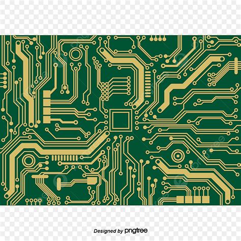 Integrated Circuit White Transparent The Integrated Circuit Board