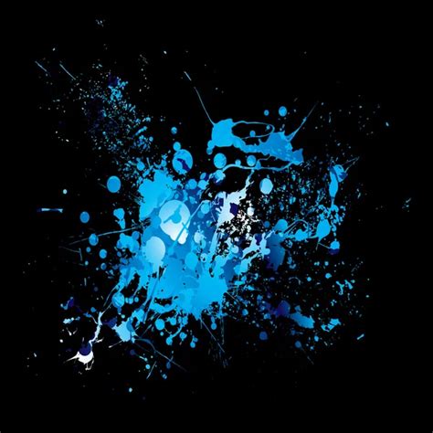 Grunge Blue Splat Stock Vector Image By Nicemonkey 3423348