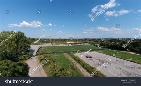 Football Stadium Aerial View Stock Photo 1158483727 | Shutterstock