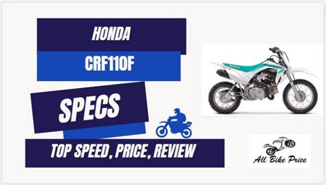 Honda Crf F Price Specs Top Speed Seat Height Review