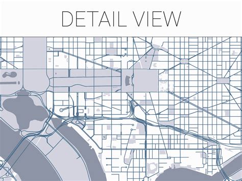 Washington DC Map Pdf DC Street Map DC Map Neighborhoods Washington Dc ...