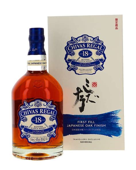 Chivas Regal 18 Year Old Ultimate Cask Collection First Fill Japanese Oak Finish Blended Scotch