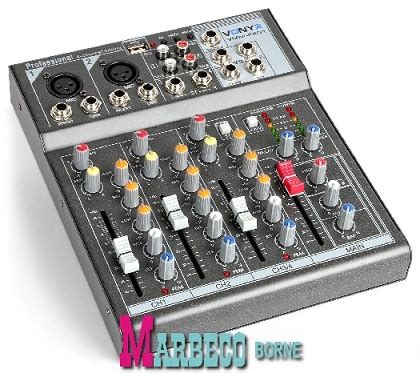 Disco PA Apparatuur 4 Kanaals Muziek Mixer VMM F401