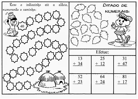 Atividades de Alfabetização Matemática Atividades Educação