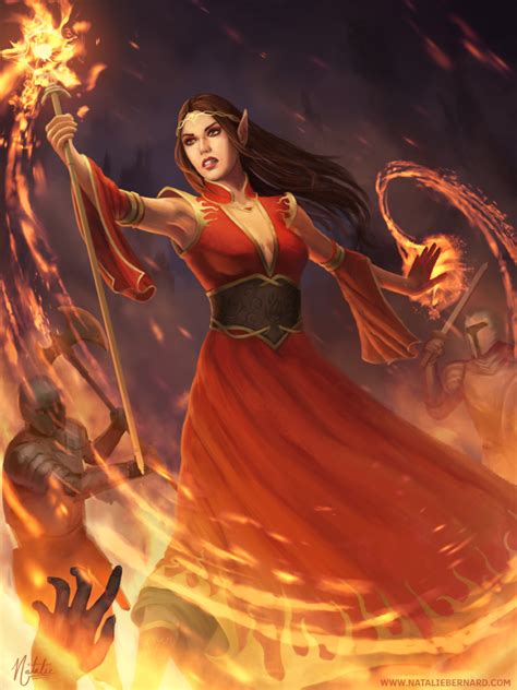 Fire Mage By Nataliebernard On Deviantart