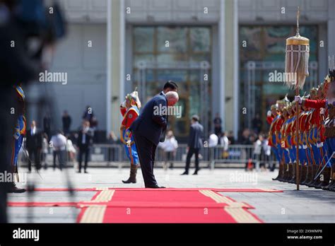 Ulaanbaatar, Mongolia. 3rd Jun, 2024. Mongolian president Uknaa ...