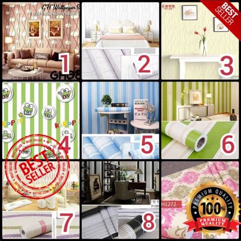 Jual Genaris Grosir Wallpapaer Premium Meter X Cm Wallpaper Stiker