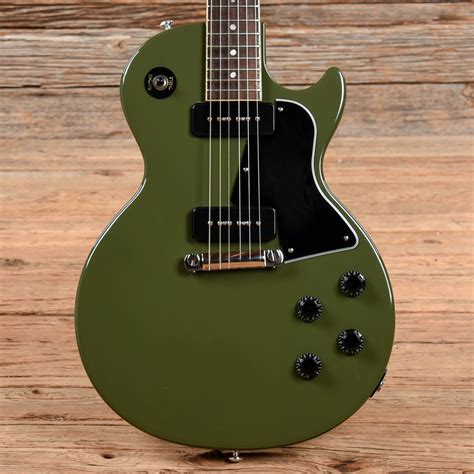 Gibson Les Paul Special Olive Drab 2021 Chicago Music Exchange