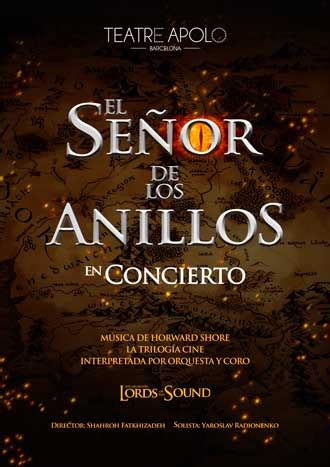 El Señor de los Anillos en Concierto Teatre Apolo de Barcelona