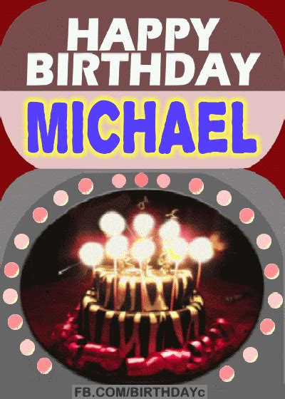 Happy Birthday MICHAEL images gifs - HBDAY.ART