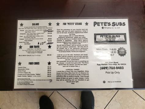 Petes Subs And Deli Updated June Photos Reviews